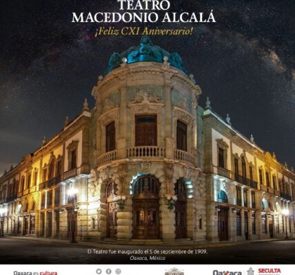 CXI aniversario teatro Macedonio Alcalá