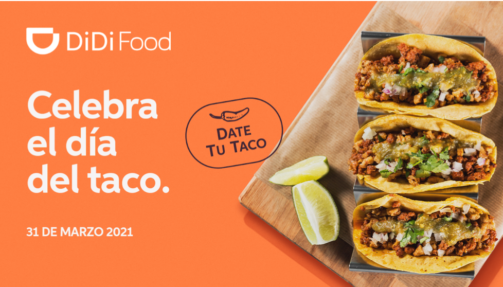 DiDi Food celebra el Día del Taco 