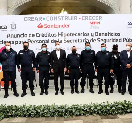 Gobierno del Estado y Santander anuncian créditos hipotecarios